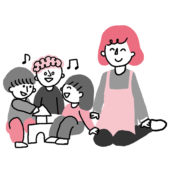 フィールドで見て考える イメージイラスト