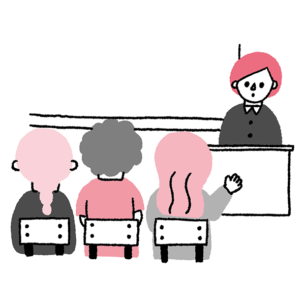 授業を分析する イメージイラスト