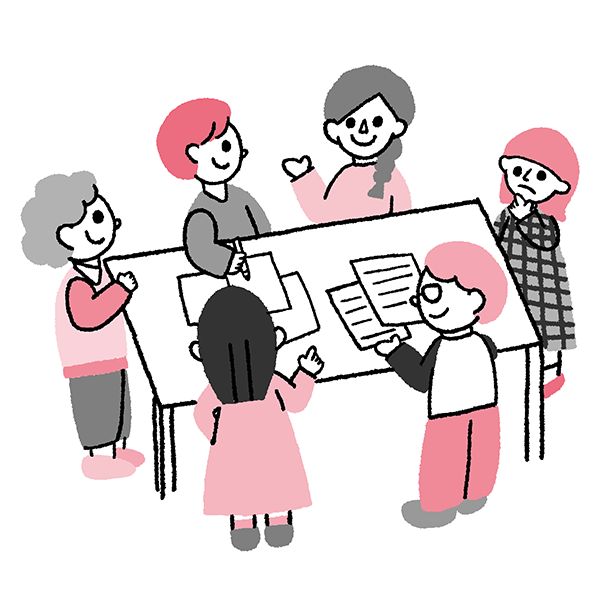 発達の特徴をつかむ イメージイラスト