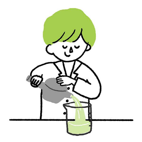 食品分析実験 イメージイラスト