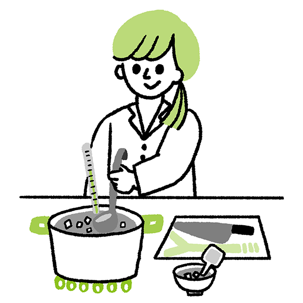 給食経営管理論実習 イメージイラスト