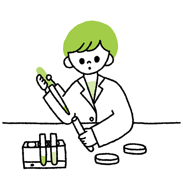 解剖生理学実験 イメージイラスト