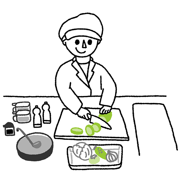 臨床栄養学・実習 イメージイラスト