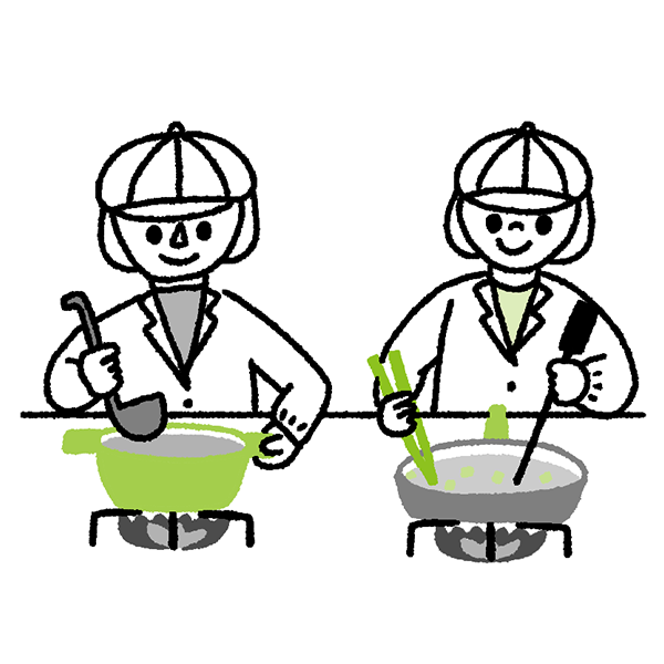 応用栄養学・実習 イメージイラスト